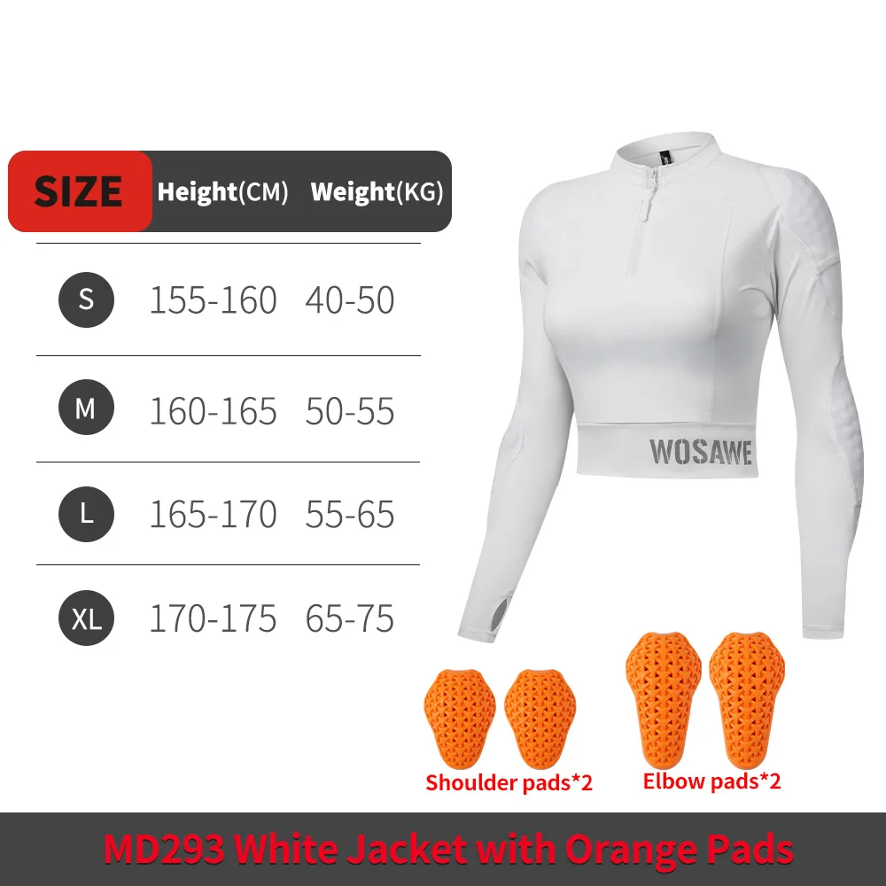 

Женская Летняя Дышащая Мотоциклетная Куртка WOSAWE, Короткая Байкерская Куртка Для Девочек И Подростков, Одежда Для Мотокросса