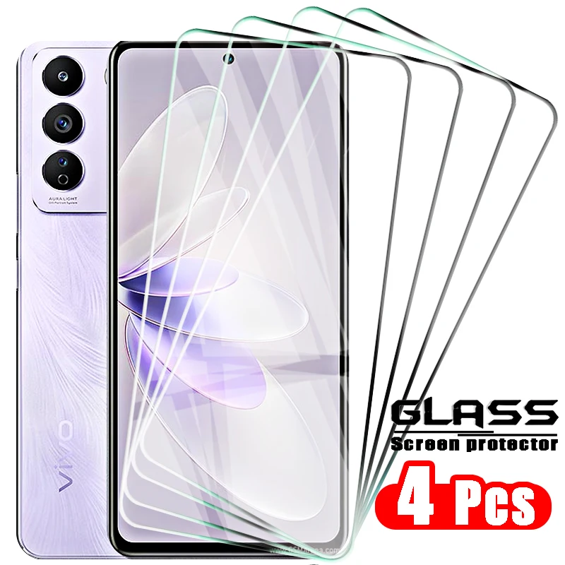4-1 шт. закаленное стекло для Vivo V27e V27 V25 V23 V21 V20 Pro E защита для экрана защитные очки на V25e V23e V21e V20se V 27