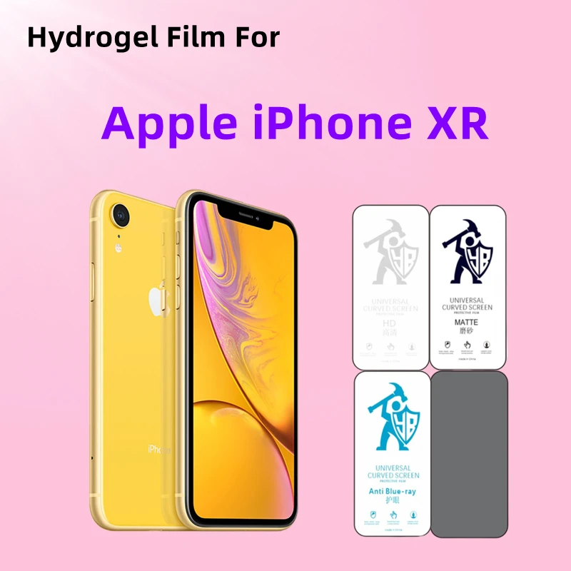 

Гидрогелевая пленка для Apple iPhone XR 3 шт., протектор экрана для iPhone XR, X, XS Max, матовая/Антибликовая Защитная пленка для ухода за глазами