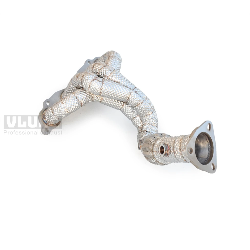 Фото Выпускной коллектор для Honda Civic/CIIMO/Civic 9-го поколения/Stream (модернизация K24) 2.4 2006-2016, высокопроизводительный, из нержавеющей стали №4