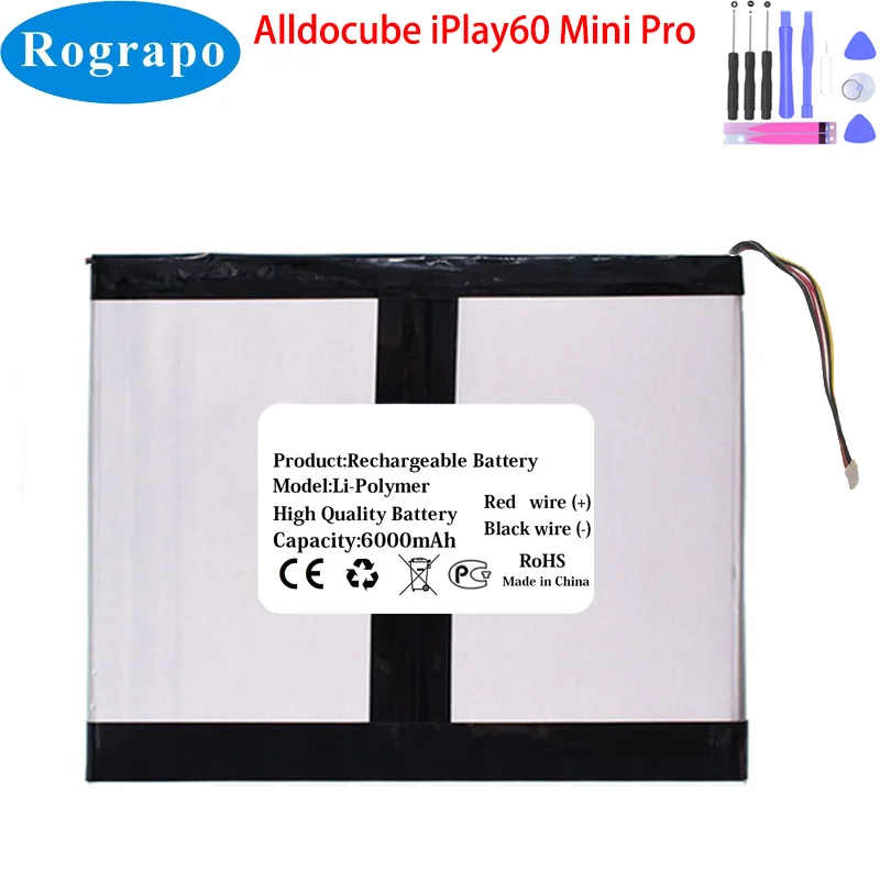 Фото Новый аккумулятор для планшетного ПК Alldocube iPlay 60 Mini Pro iPlay60 Mini Pro 3,8 В, 6000 мАч №1