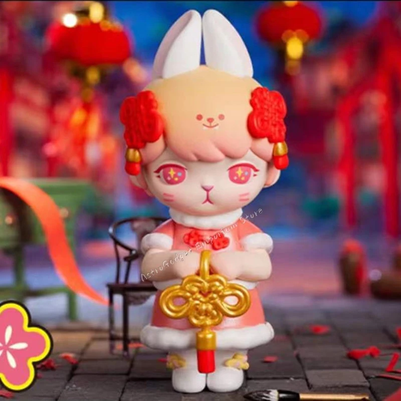 

Xin Nian Of Tiger Anime Figure Happy New Year Lucky Figure Kawaii Doll Good Fortune Gift Collection Decor Children Girl Toy Gift
