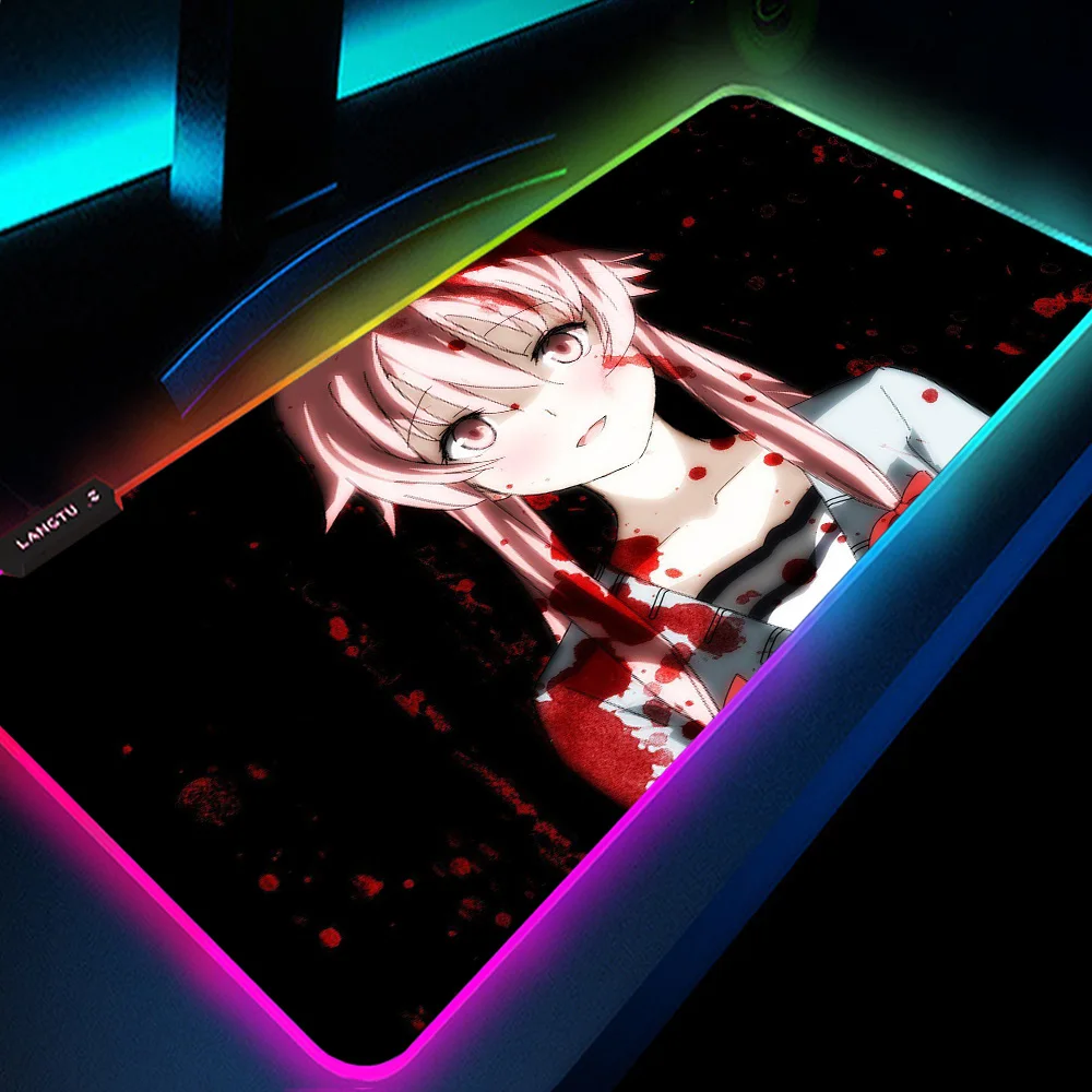 

Коврик для мыши с подсветкой в виде аниме, RGB