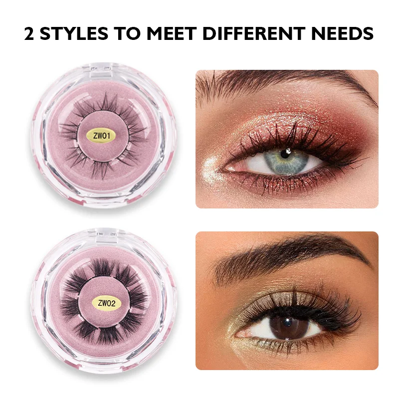 3D сегментные натуральные завивающие норковые трехмерные накладные ресницы