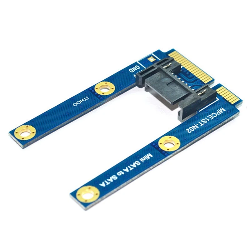 

Адаптер MSATA-SATA, плата материнской платы Mini PCIE на 7PIN SATA SSD, твердотельный жесткий диск, расширительный преобразователь