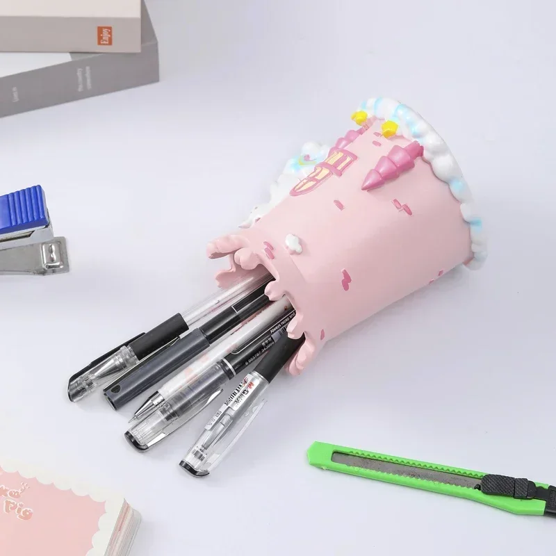 Мультяшное украшение для дома радуга фотодержатель ручной работы из смолы