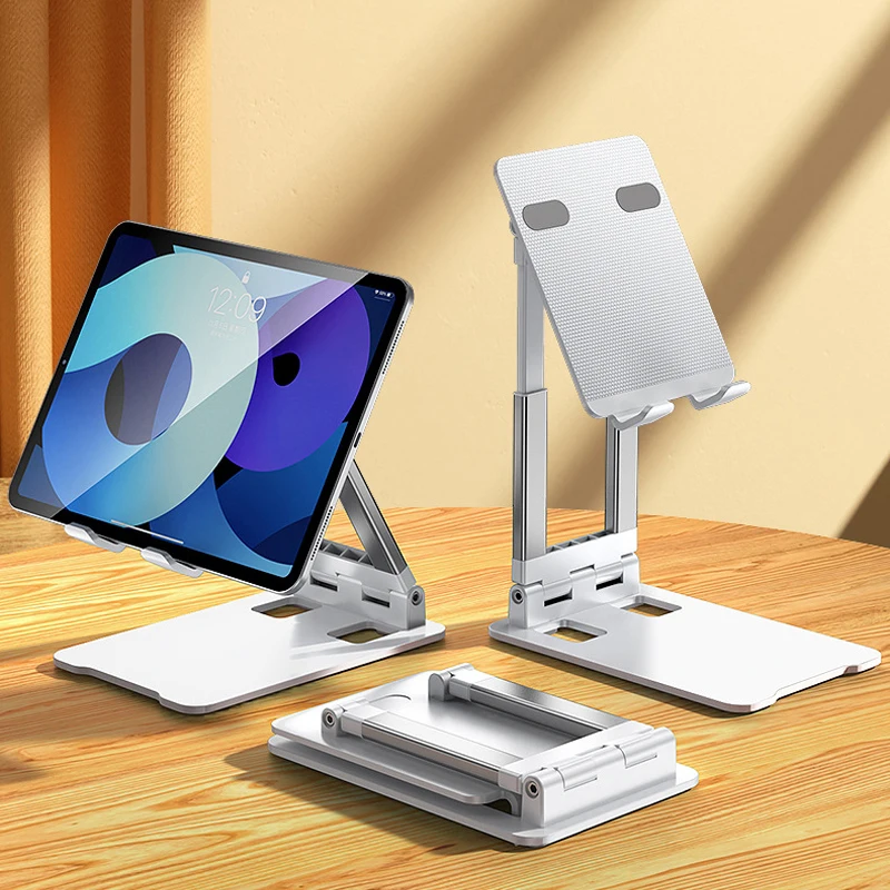 

Foldable Laptop Bracket Stand Aluminum Alloy Holder Desktop For iPhone iPad iPod Mobile Phone Adjustment Riser Cooling Brackets