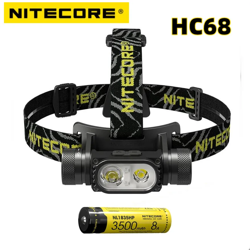 NITECORE HC68 High Performance Dual Beam Light Source E-focu