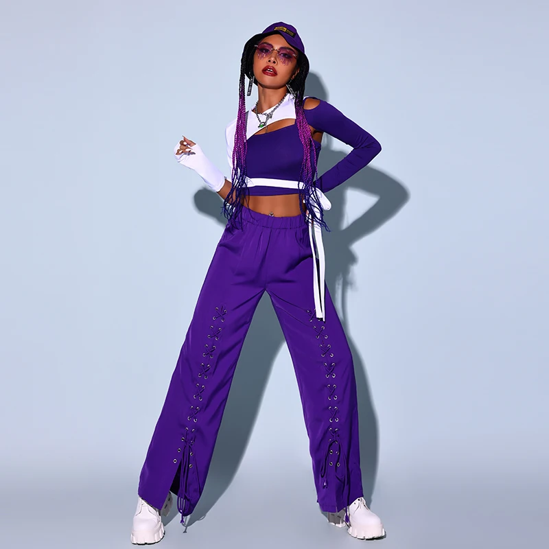 Женская Одежда для танцев на шесте джаз хип-хоп танцевальные костюмы выступлений