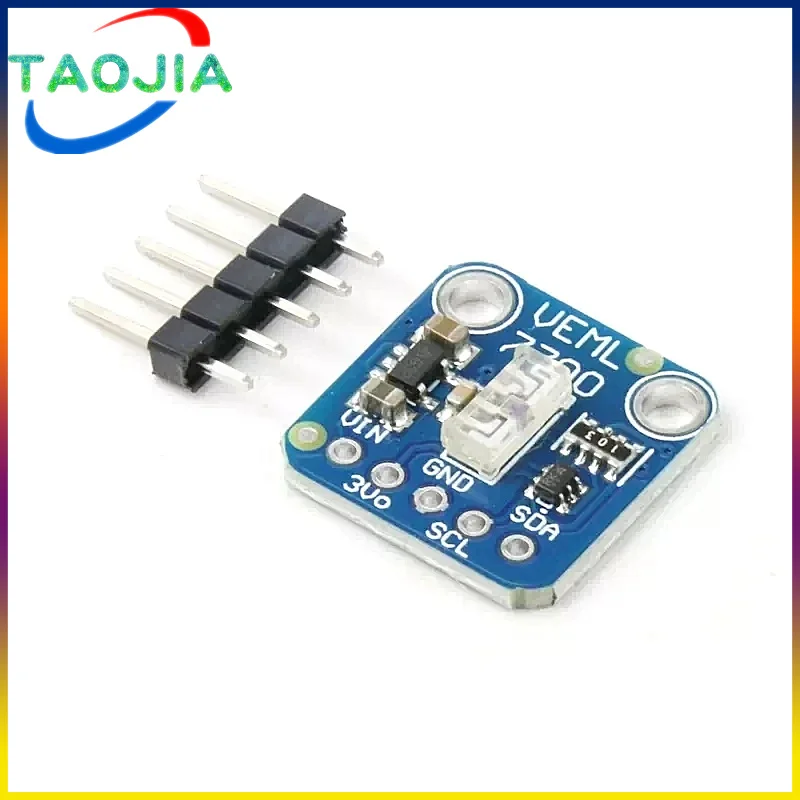 

10 шт., модуль датчика окружающей среды VEML7700, 16 бит, интерфейс I2C, яркий Фотодатчик