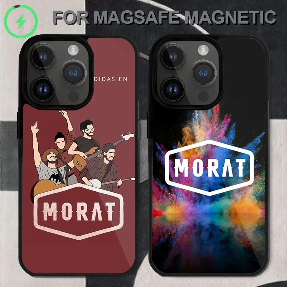 Чехол для телефона Band M-Morat Balas Perdidas iPhone 14 13 12 11 15 Pro Max Magsafe с беспроводной зарядкой