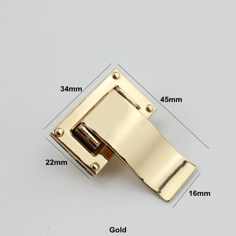 20sets 45*16mm high quality fashion bags silver triangle locks nickle lock DIY handmake handbag selfdom alloy bolsas | Багаж и сумки