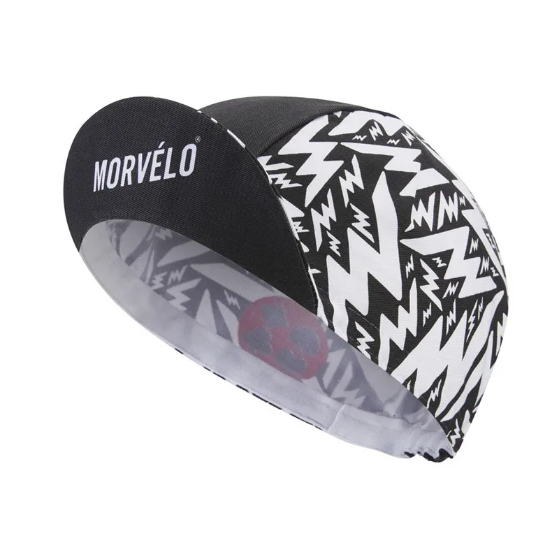 Anti uv black White Retro Cycling Cap lightweight stretchy p