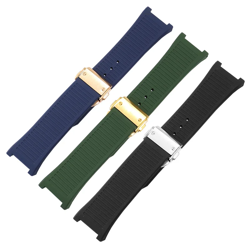 Replacement Strap Fits F-80 Series Notch Sports Silicone Watch Band 26mm