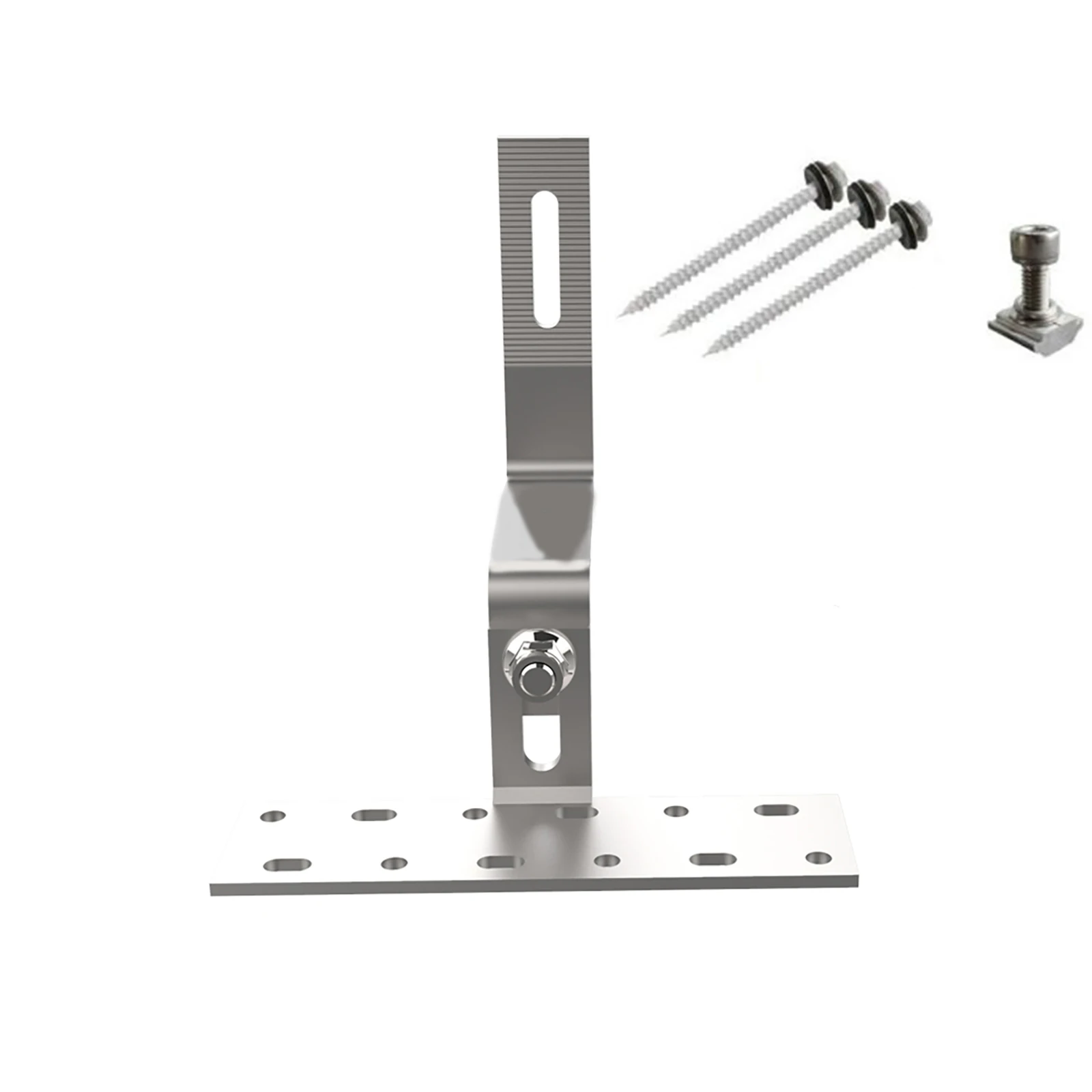 

Roof Hook Hook Up & Screw & Block Group 90 Degrees Vertical Adjustment Guide Rail Accessories Photovoltaic Bracket