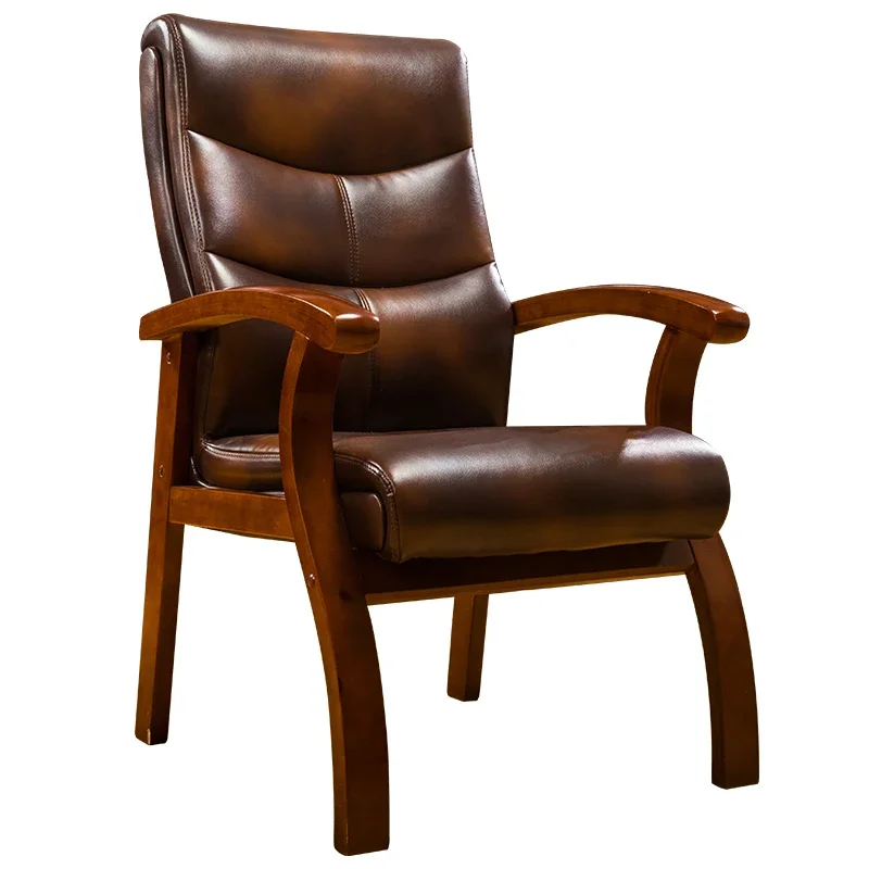 Компьютерное кресло для дома и офиса босс из массива дерева четырехногий маджонг