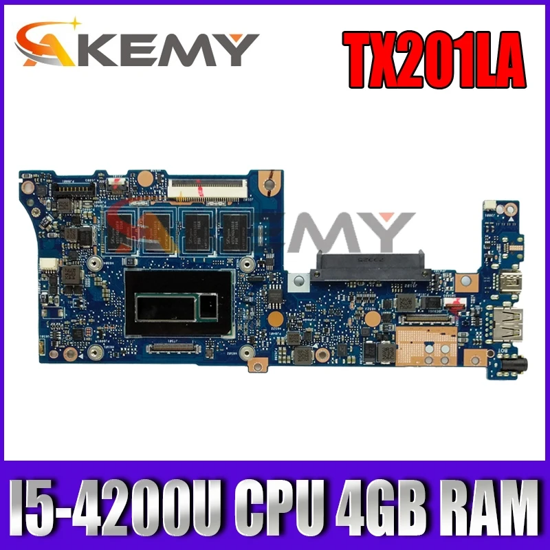 

TX201LA MB._ 4G/I5-4200U/AS 90NB03I0-R00020 Материнская плата ASUS TX201 TX201L TX201LA материнская плата для ноутбука 100% протестирована Бесплатная доставка
