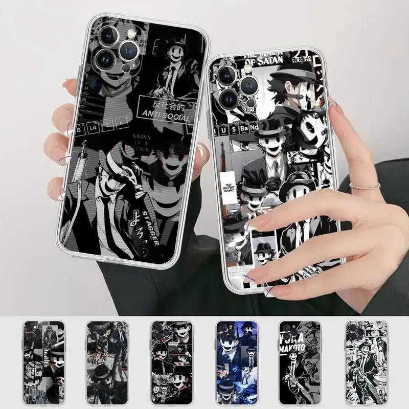 

Sniper Mask Phone Case For iPhone 11 12 13 14 Mini Pro Max XR X XS TPU Clear Case For 8 7 6 Plus SE 2020
