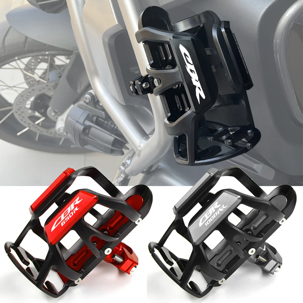 

For HONDA CBR650R CBR1000RR CBR 650 R CBR250R CBR500R Beverage Water Bottle Cage Drink Cup Holder Sdand Mount Accessories