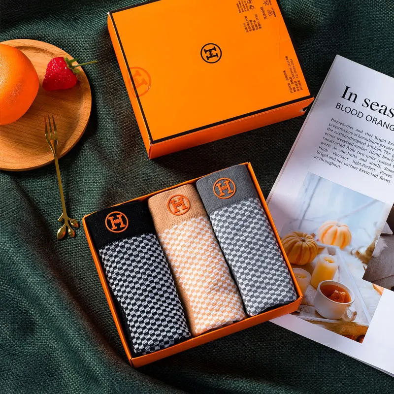 Men's Panties Men Underwear Boxershorts Men Boxer Men Ropa Interior Hombre Calzoncillos Breathable Hombre Bamboo Hole Large Size