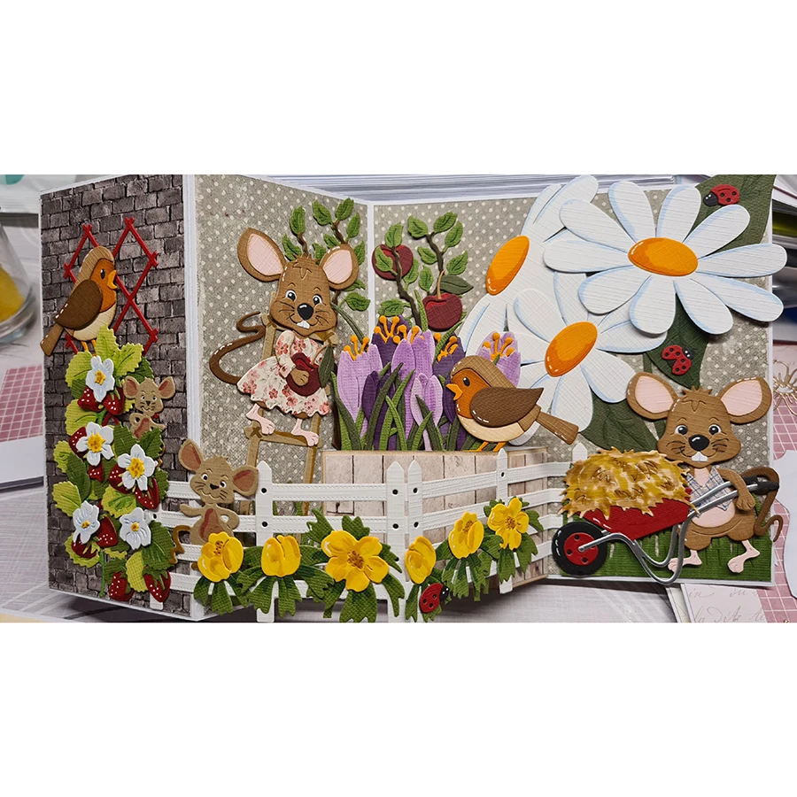 Новый дизайн ремесло Eranthis Hyemalis цветы металлические высечки 2024 высечка