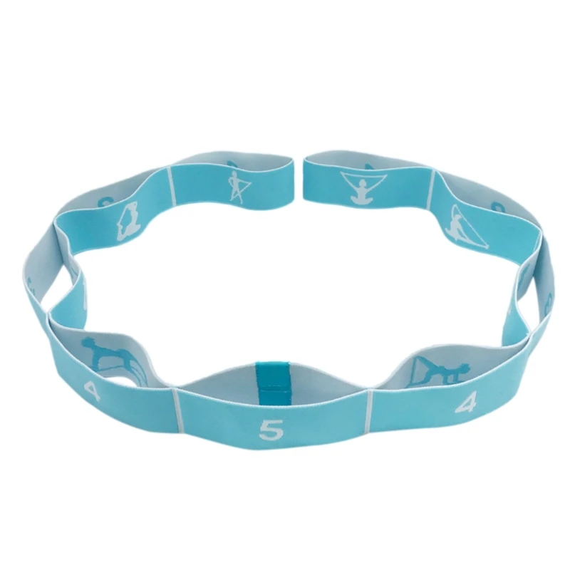 

Yoga Stretching Strap with for Physical Therapy Yoga, Exercise and Flexibility, Elastic Fitness Stretch Band