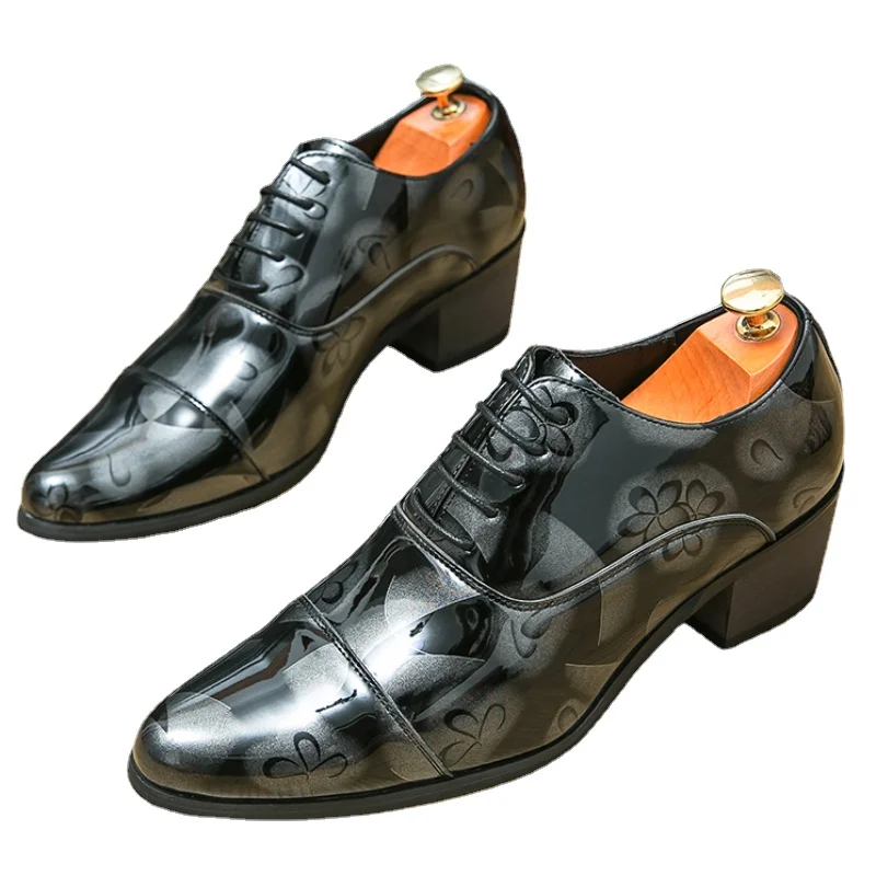 

Casual Fashion Men's Dress Shoes Classic Men Oxfords Formal Business Shoes Modern Derby Oxford Comfortable Crocodile Homme