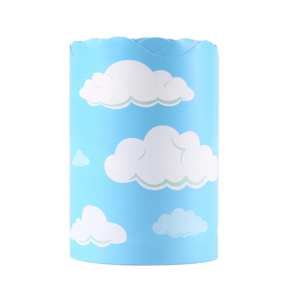 

Blue Sky Clouds Bulletin Board Border Scalloped Bulletin Board Border Stickers Board Trim for Classroom Decor 32.8 Ft