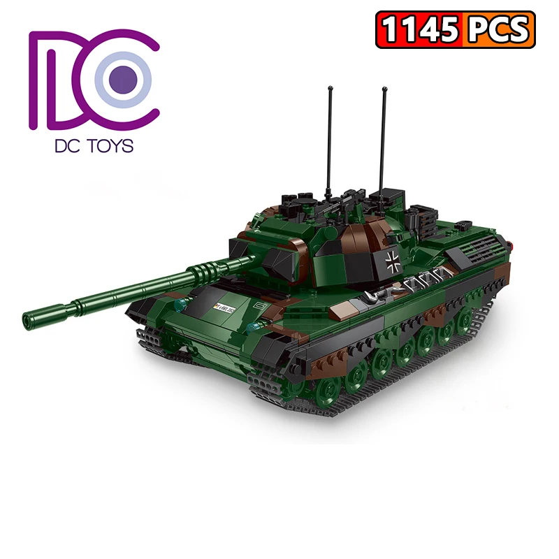 Военный немецкий танк Di &amp zi Второй мировой войны строительные блоки MOC