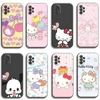 new hello kitty phone cases for samsung galaxy a51 4g a51 5g a71 4g a71 5g a52 4g a52 5g a72 4g a72 5g back cover funda