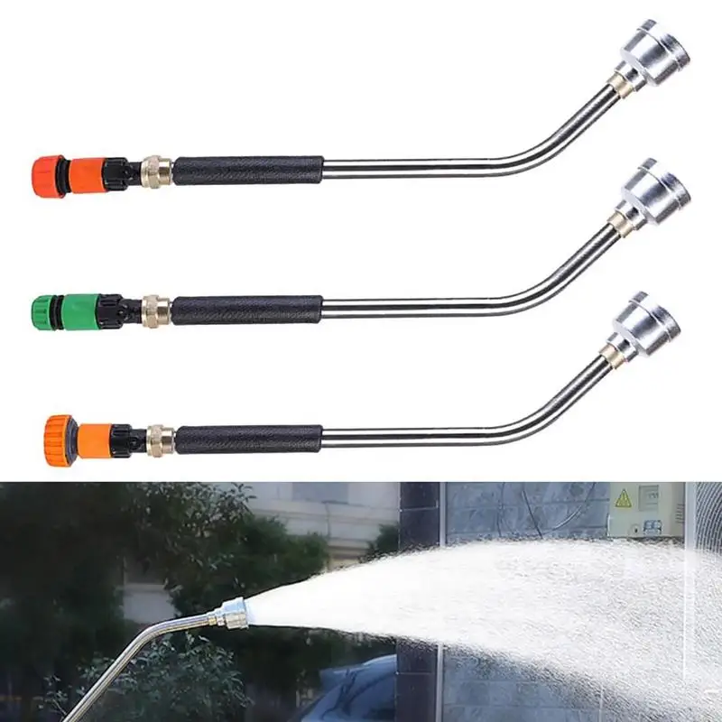 

Watering Wand High Pressure Power Water Rod Washer Hose Wand Nozzle Sprayer Watering Flower Baskets And Shrubs Cleaning Tools