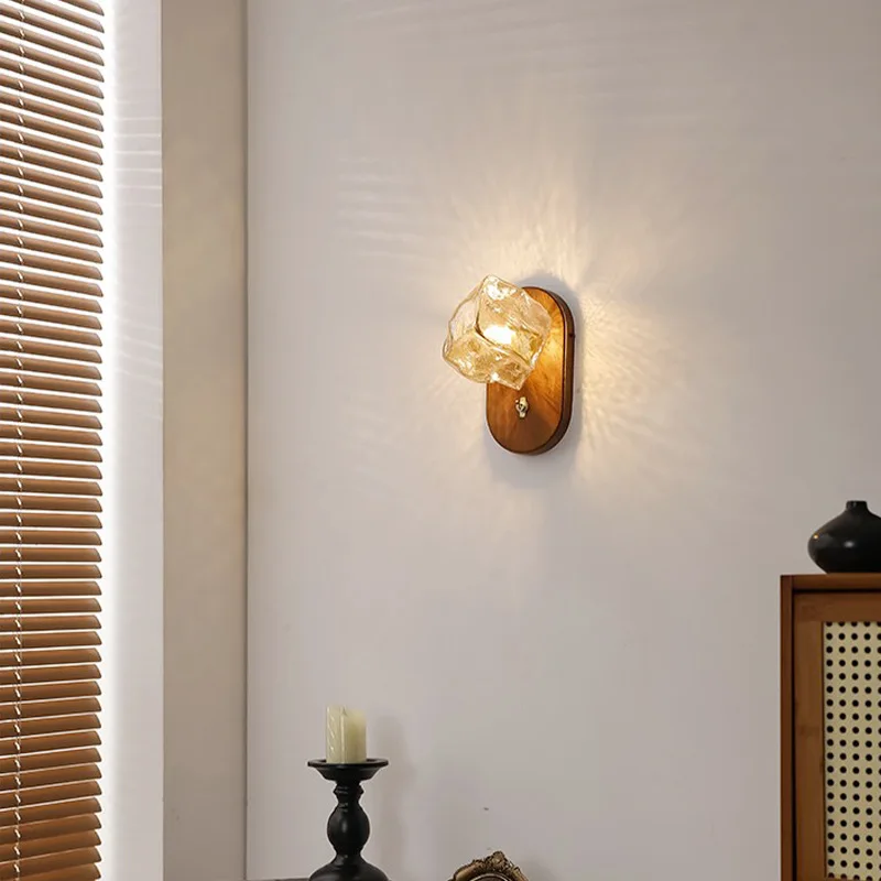 Современный скандинавский минималистичный настенный светильник из ледяного