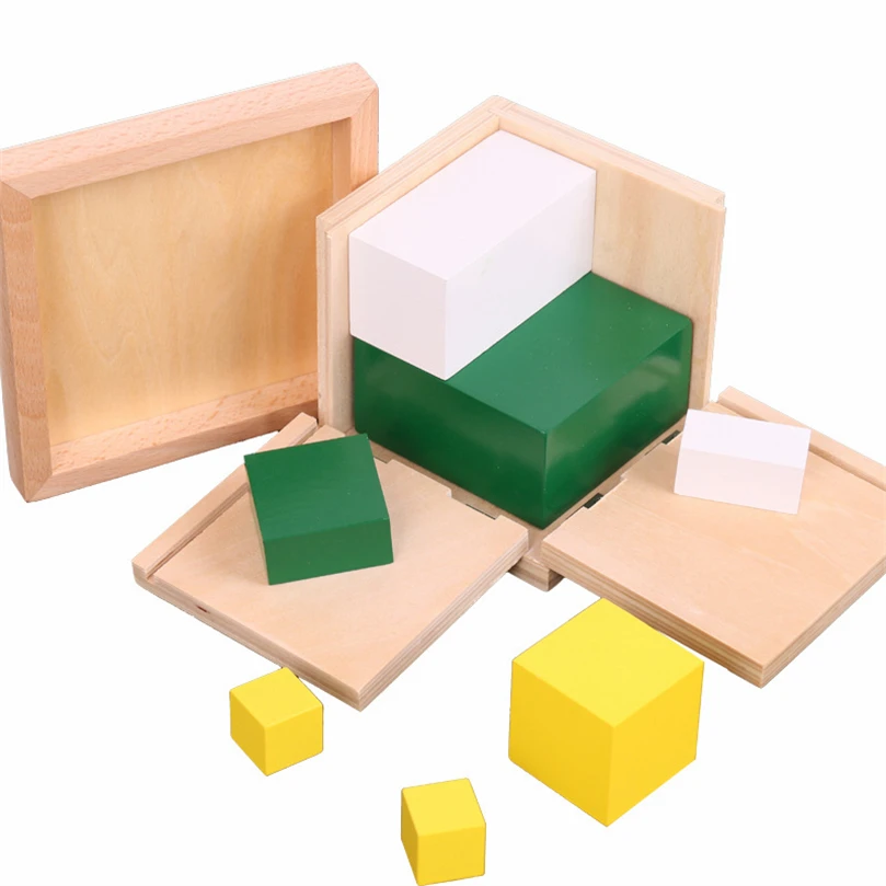 

Деревянные игрушки Монтессори Power Of 2 кубики математические материалы игрушки для детей от 2 до 4 лет Обучающие игрушки для детей D86Y