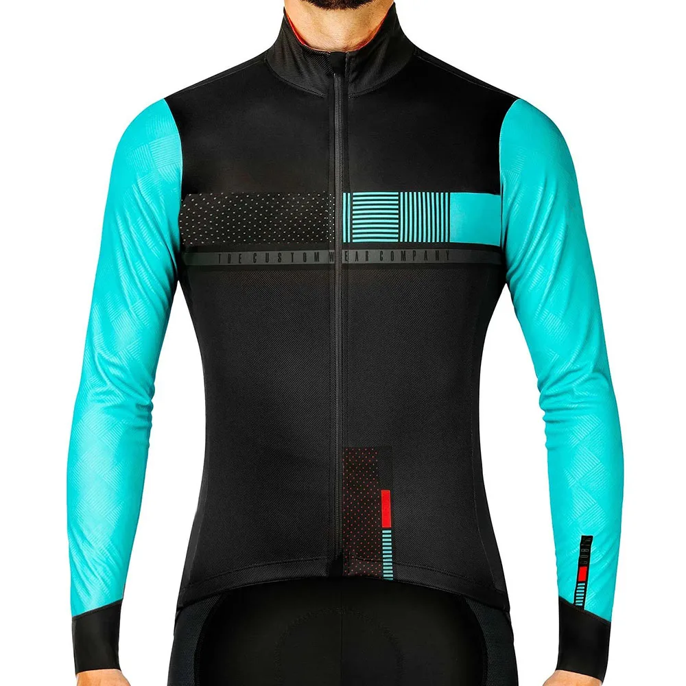 

2020 winter cycling jersey long sleeve bike clothing riding jersey winter thermal fleece Maillot Ropa Ciclismo Invierno keep war