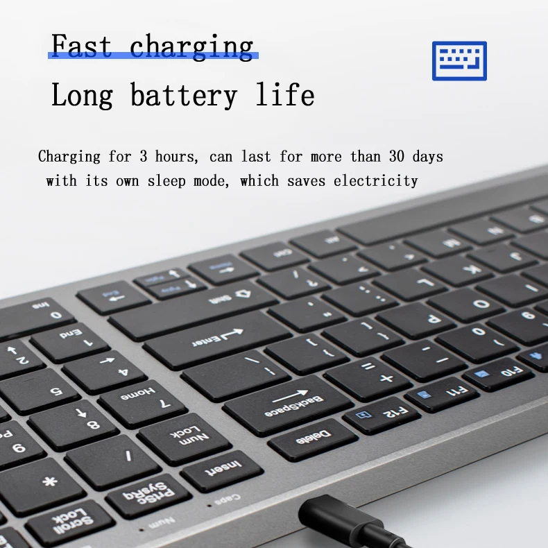 Bluetooth Keyboard and Mouse Combo Multimedia 2.4G Wireless Set For Laptop PC TV iPad Macbook Android |