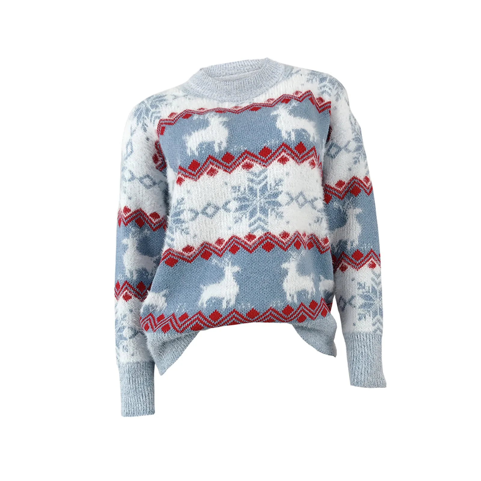 Новинка 2024 рождественские свитера для женщин мужчин и детей повседневные мягкие