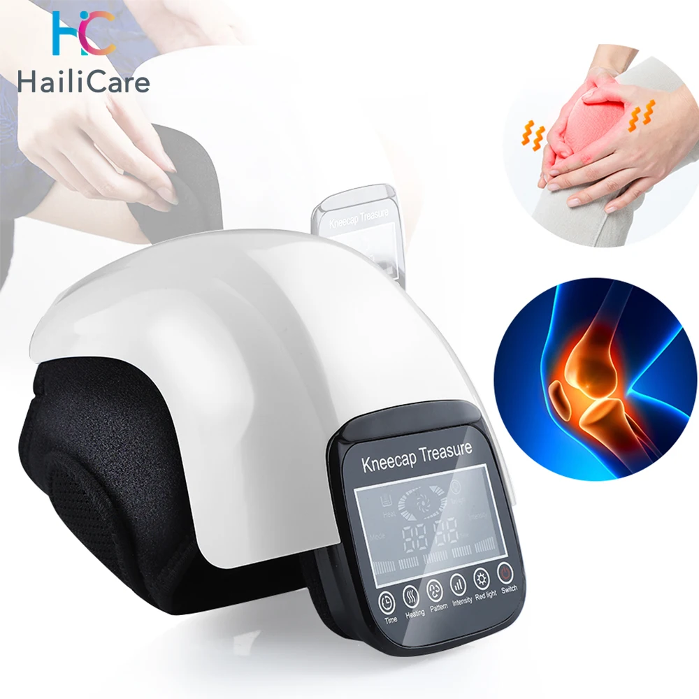 Electric Knee Massager for Arthritis Infrared Heating Air Pressure Joint Physiotherapy Hot Compress Vibration Airbag Pain Relief