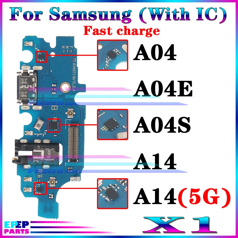 

Usb Charger Port Flex Cable for Samsung Galaxy A04 A04E A04S A14 5G A042 A045 A047 A145F A146B Charging Board Module