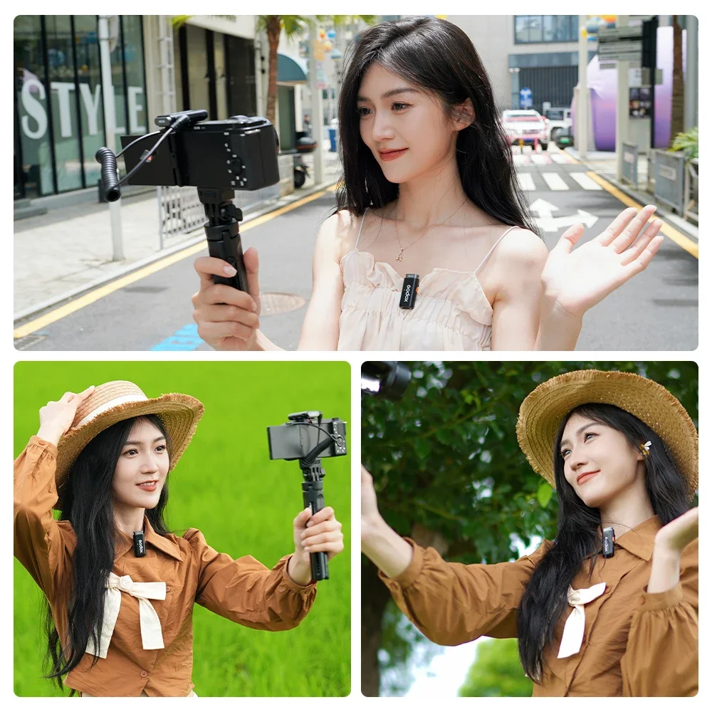 Микрофон Godox WEC конденсаторный 2 4 ГГц беспроводной