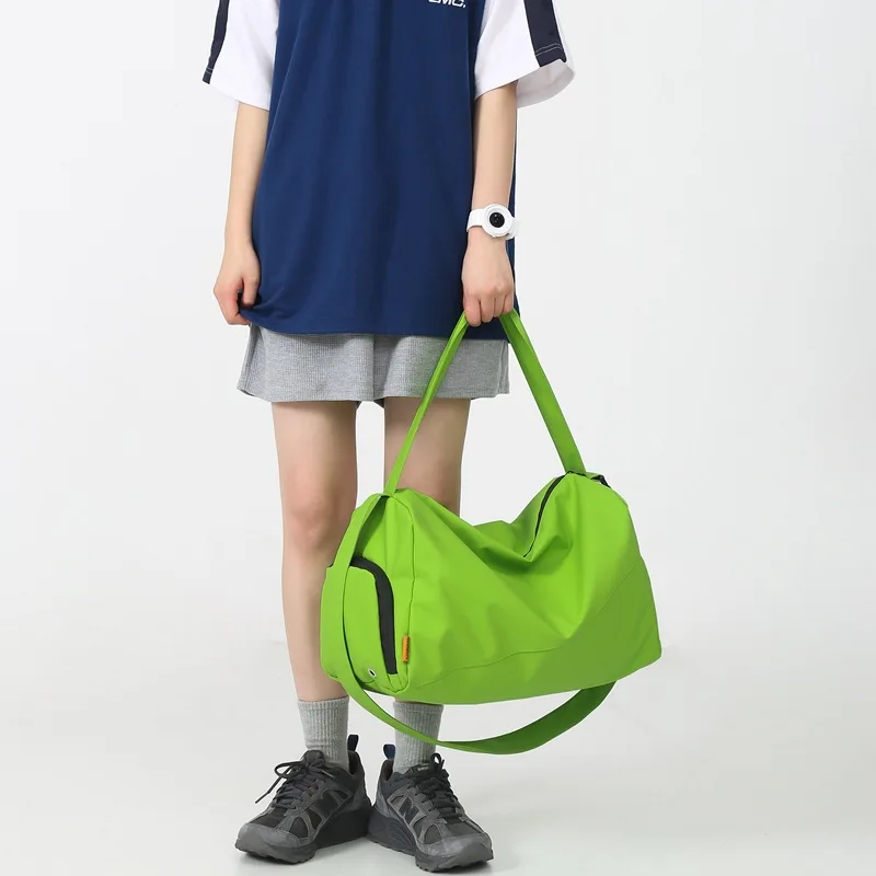 Large Capacity Folding Travel Bags Waterproof Tote Handbag Travel Duffle Bags Oxford Singer Shoulder Sports Fitness Bag