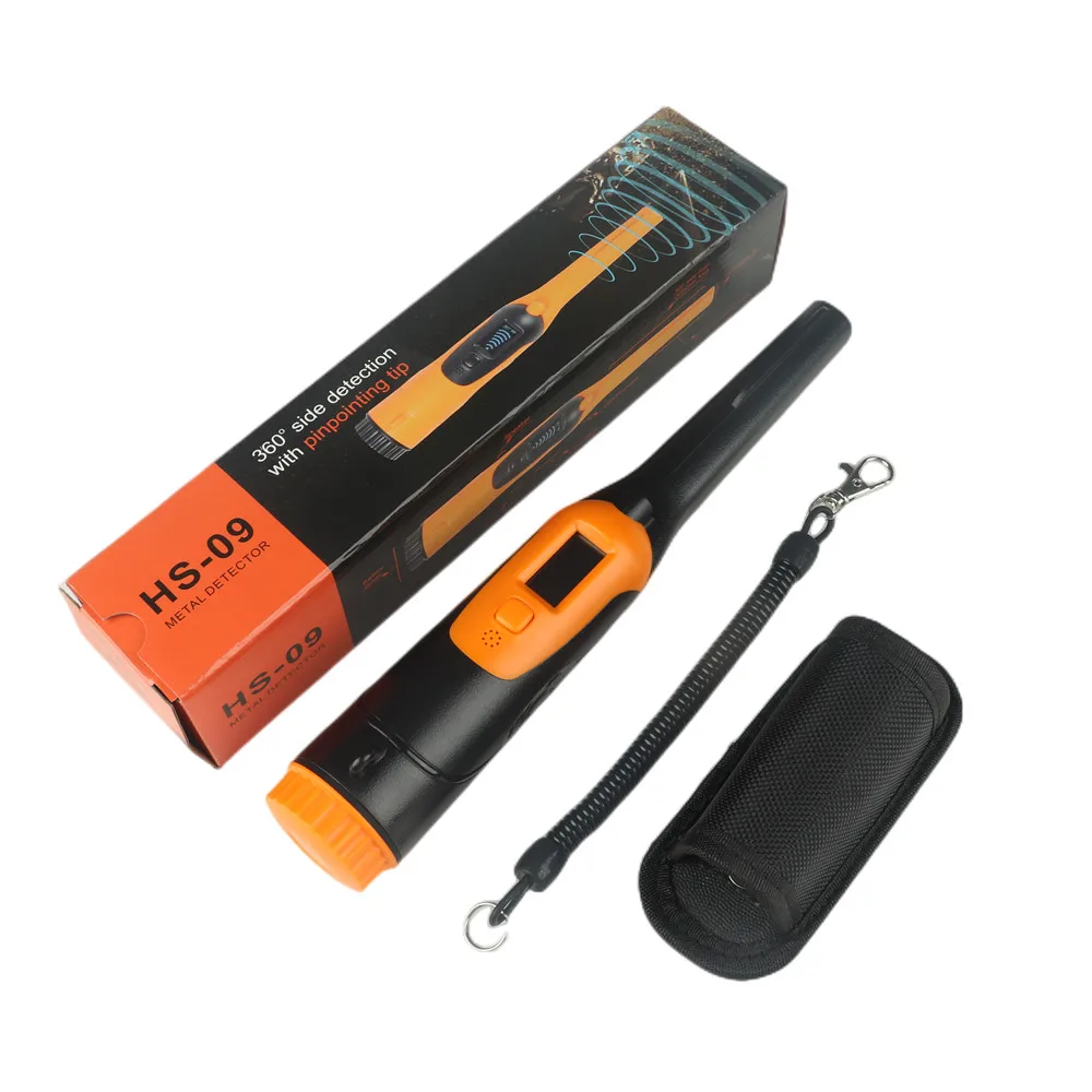 Водонепроницаемый металлоискатель профессиональный золотистый и серебристый