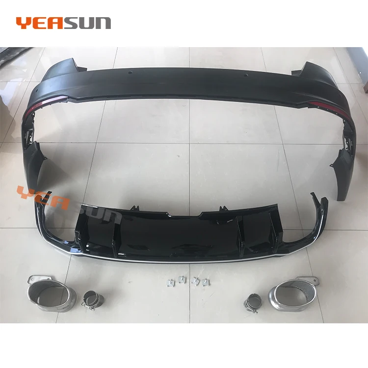

RS4 B9 rear bumper car body kit front bumper for A4 2016 2017 2018