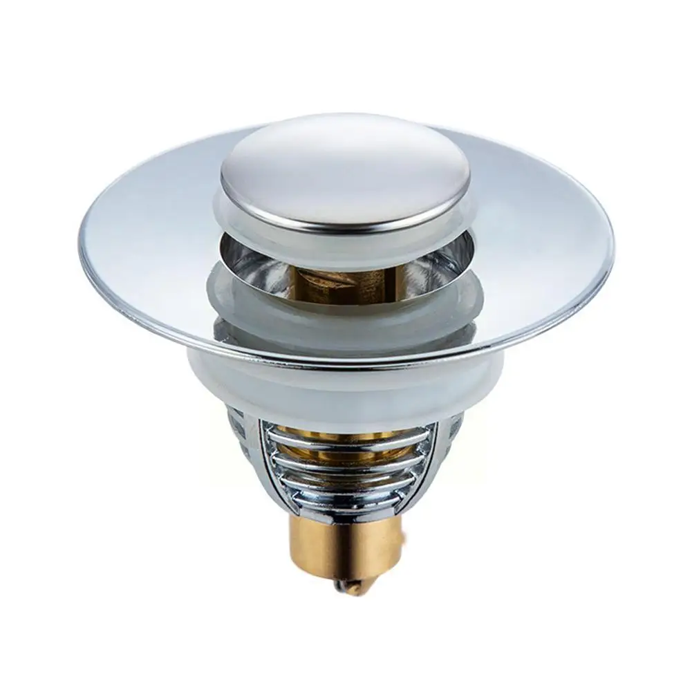 

Universal Basin Drain Filter Press Type Hair Catcher Tool Bathroom Stopper Bathtub Strainer Sink P3f2