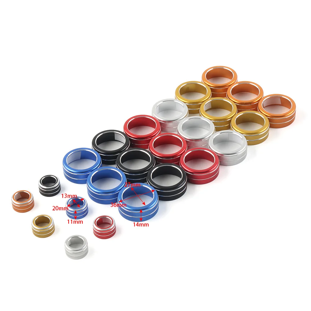 4 шт./компл. автомобильная консоль ручка управления климат-контролем кольцо