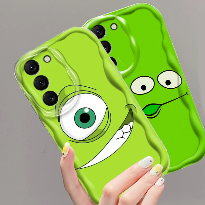 Мультяшный аниме три глаза для Samsung S24 S23 S21 S20 Ultra Plus FE A73 A72 A71 A51 A31 A05S A05 A04