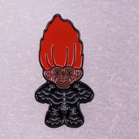 cartoon hell troll doll television brooches badge for bag lapel pin buckle jewelry gift for friends