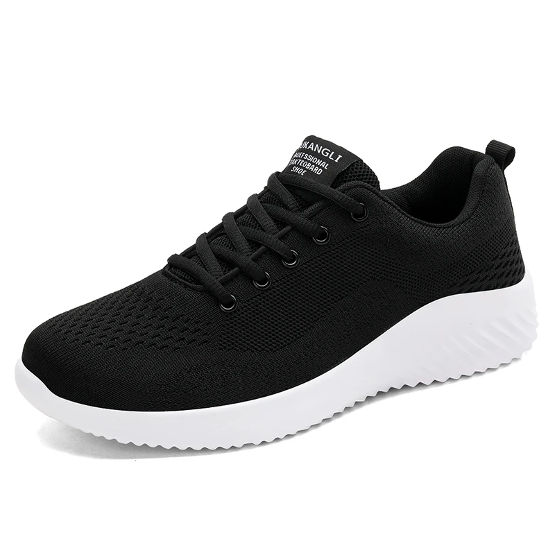 Causal Outdoor Jogging Men Running Shoes Breathable Air Mesh Lace Up Sneakers Men Walking Fashion Non Slip Zapatillas De Deporte