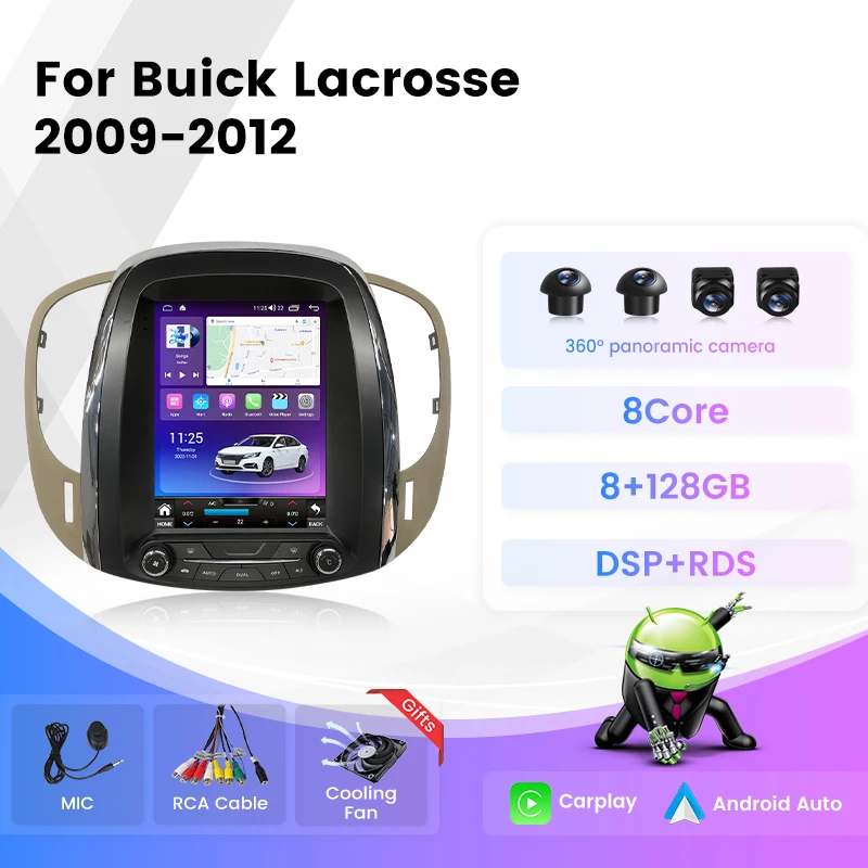 Автомобильный мультимедийный видеоплеер плеер на Android 13 с сенсорным экраном 9 7