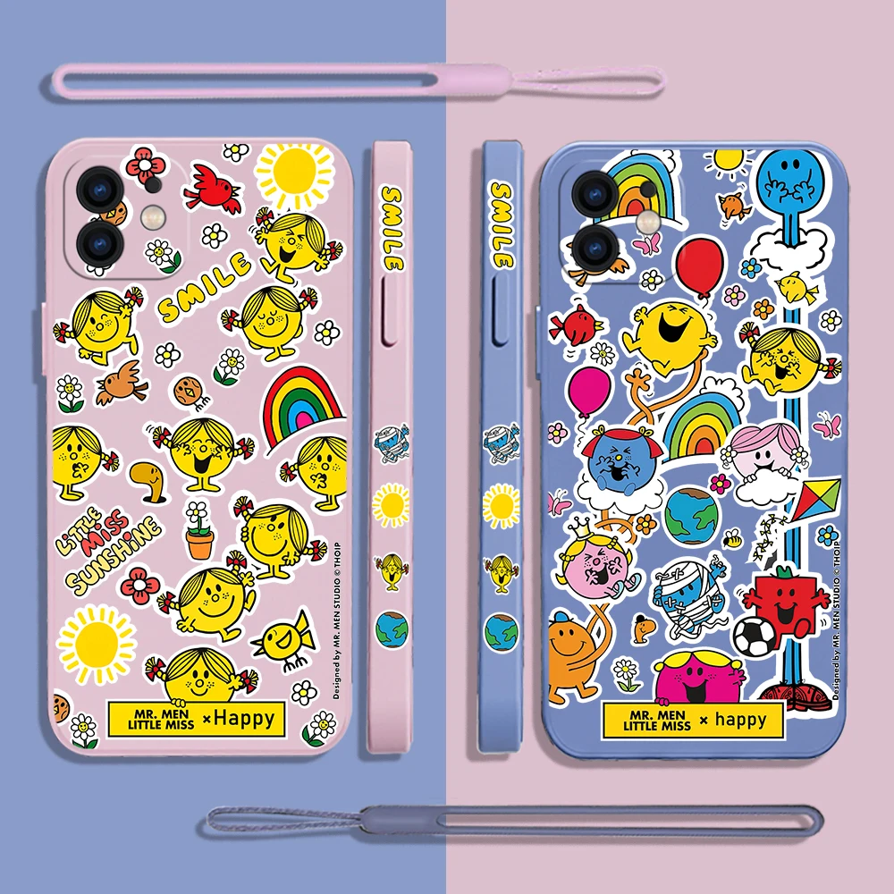 

Anime Mr. Qi, Miss Miaos Phone Case for Xiaomi Redmi Note 11 10A 10 10S 9 8 7 Pro Plus 10C 9A 9C 9T 4G 5G Cases with Lanyard
