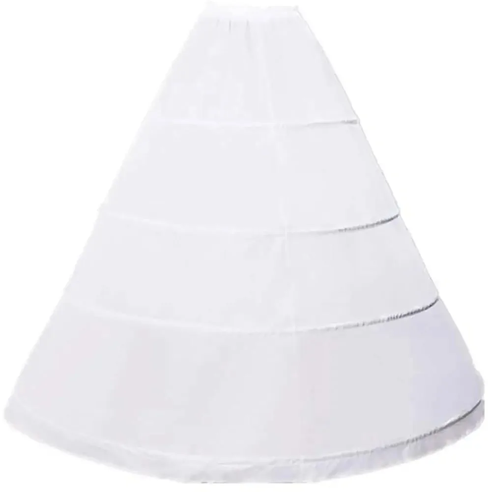 

Женское Свадебное бальное платье, трапециевидная юбка в пол с 4 кольцами, Нижняя юбка, кринолин 2023